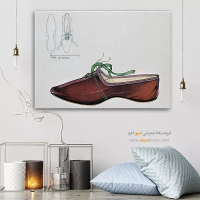 تابلو مد و فشن لاکچری برای اتاق نوجوان