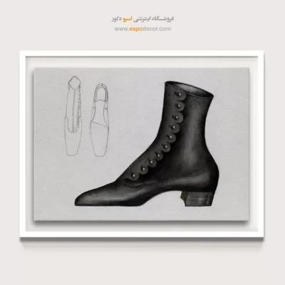 تابلو اتاق خواب فشن برای دیوار اتاق - کفش زنانه چارلز – تابلو فشن - اسپو دکور