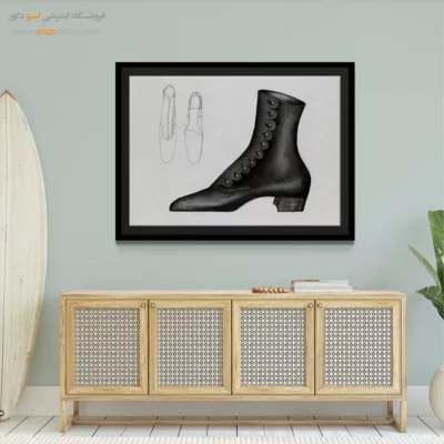 تابلو اتاق خواب فشن برای دیوار اتاق - کفش زنانه چارلز – تابلو فشن - اسپو دکور
