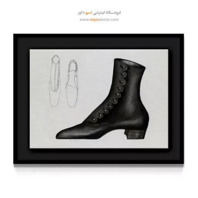 تابلو اتاق خواب فشن برای دیوار اتاق - کفش زنانه چارلز – تابلو فشن - اسپو دکور