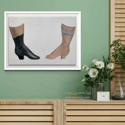تابلو لاکچری فشن - فروشگاه کفش – تابلو فشن - اسپو دکور