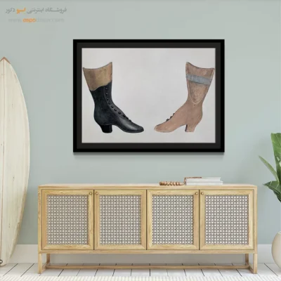تابلو لاکچری فشن - فروشگاه کفش – تابلو فشن - اسپو دکور