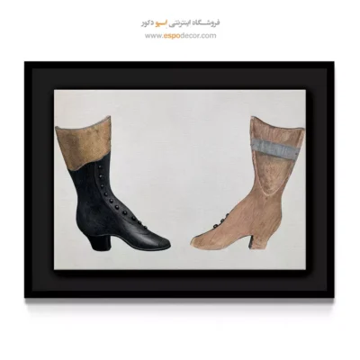 تابلو لاکچری فشن - فروشگاه کفش – تابلو فشن - اسپو دکور