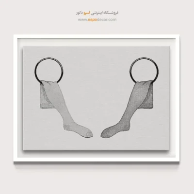 تابلو برای کادو تولد نوجوان - جوراب – تابلو فشن - اسپو دکور