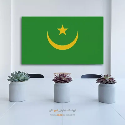 تابلو پرچم کشور موریتانی