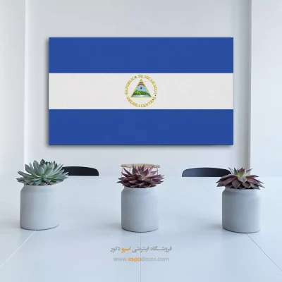 تابلو پرچم کشور نیکاراگوئه