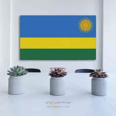 تابلو پرچم کشور رواندا