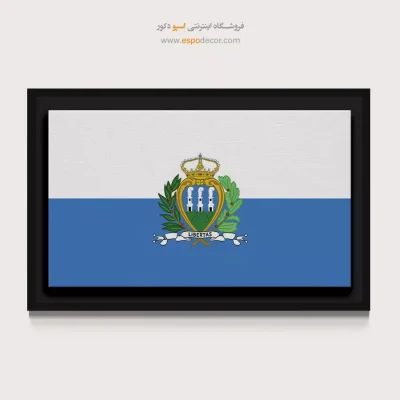 تابلو پرچم کشور سن مارینو