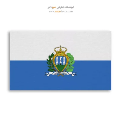 تابلو پرچم کشور سن مارینو