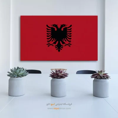 تابلو پرچم کشور آلبانی