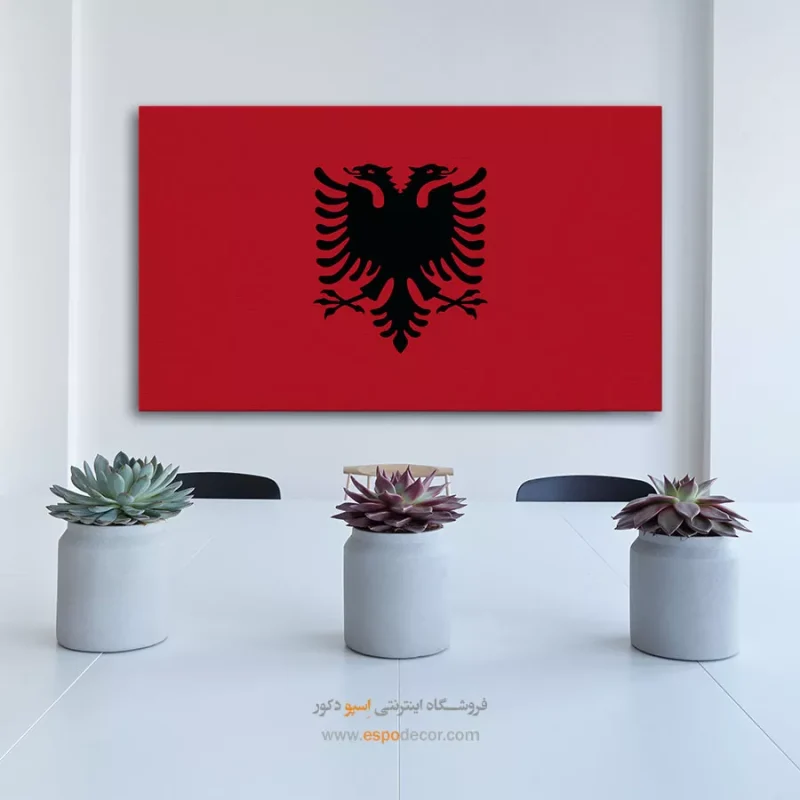 تابلو پرچم کشور آلبانی