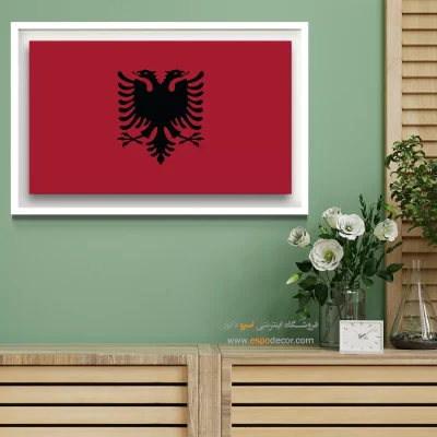 تابلو پرچم کشور آلبانی