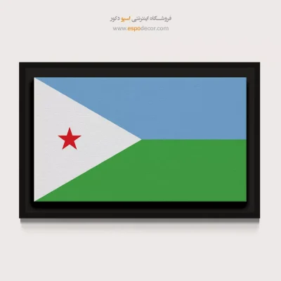 تابلو پرچم کشور جیبوتی