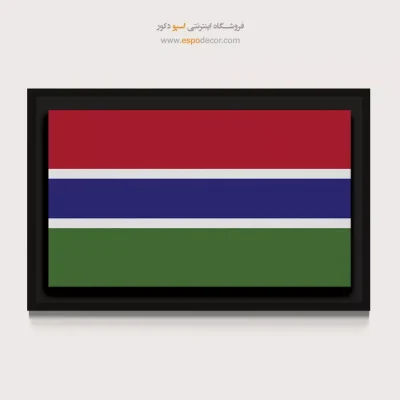 تابلو پرچم کشور گامبیا