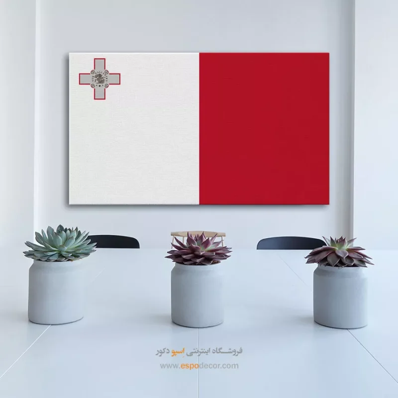 تابلو پرچم کشور مالت