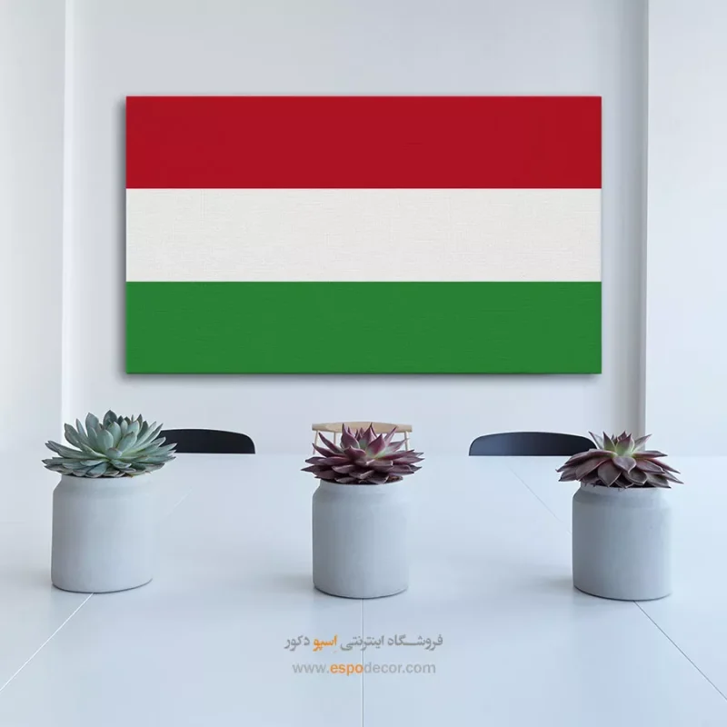 تابلو پرچم کشور مجارستان