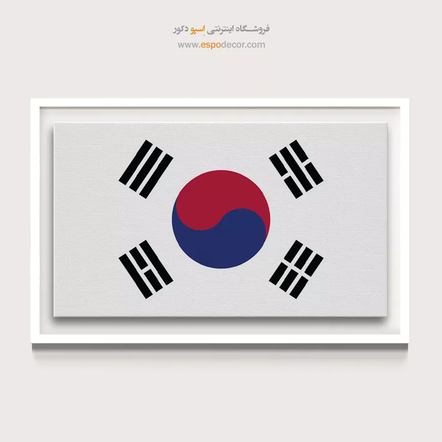 کره جنوبی – تابلو پرچم کشورها
