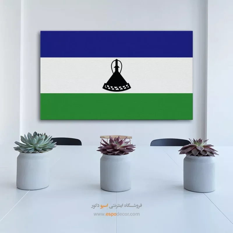 تابلو پرچم کشور لسوتو