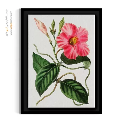 دکوراسیون دخترانه - شیپور صورتی – تابلو گل - اسپو دکور