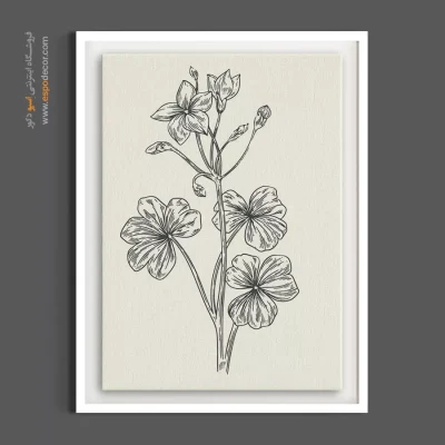 تابلو گل ظریف - یاس خوشه‌ای – تابلو گل - اسپو دکور