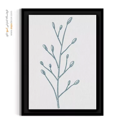 تابلو نقاشی بهاری - جوانه‌های بهاری – تابلو گل - اسپو دکور