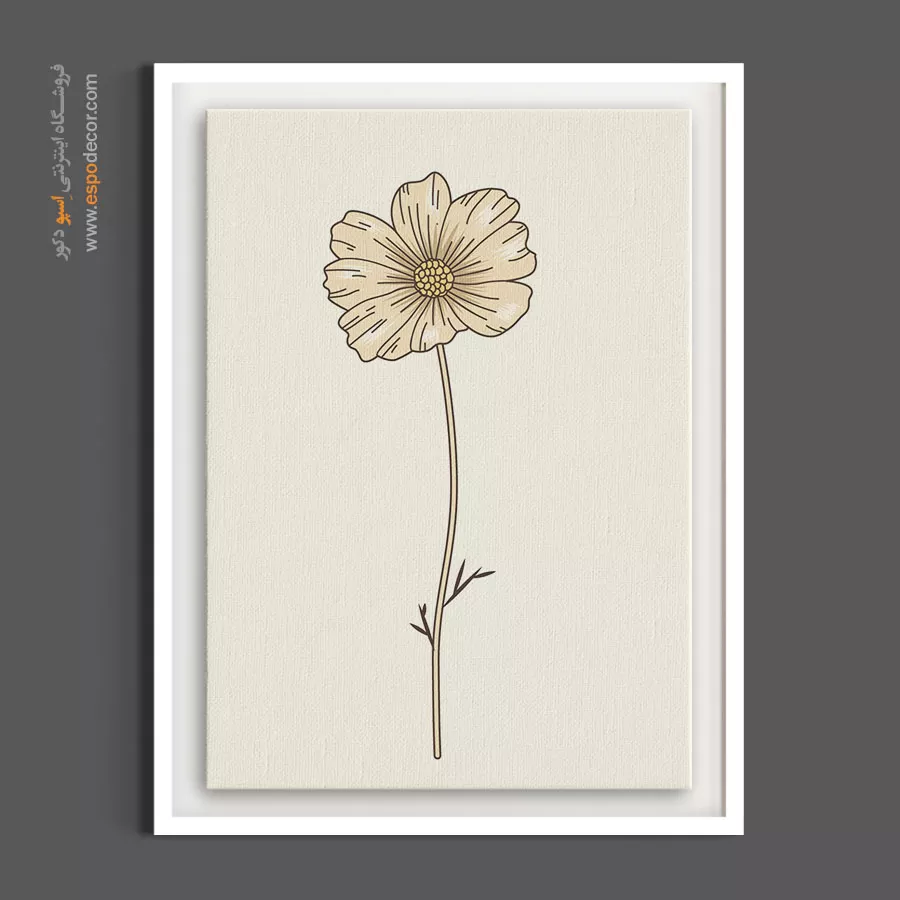 تابلو گل شاه اشرفی - کاسموس وحشی – تابلو گل - اسپو دکور