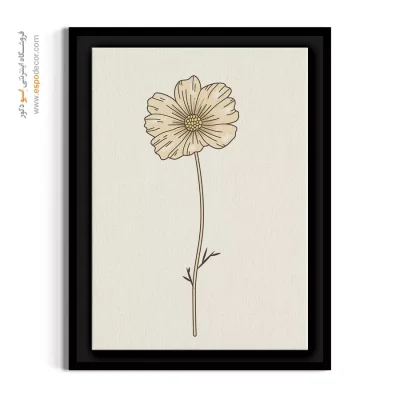 تابلو گل شاه اشرفی - کاسموس وحشی – تابلو گل - اسپو دکور