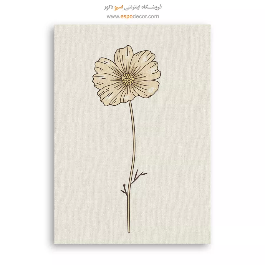 تابلو گل شاه اشرفی - کاسموس وحشی – تابلو گل - اسپو دکور