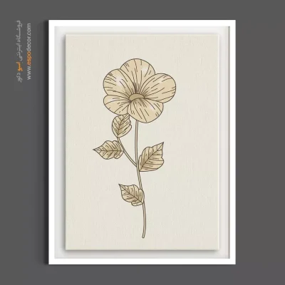 تابلو نسترن کوچک - نسترن ساده – تابلو گل - اسپو دکور