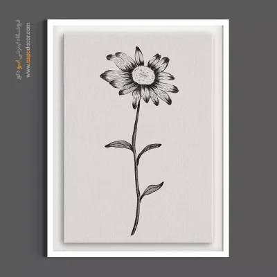 دکوراسیون مدرن - ژربرا پرکار – تابلو گل - اسپو دکور