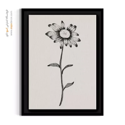 دکوراسیون مدرن - ژربرا پرکار – تابلو گل - اسپو دکور