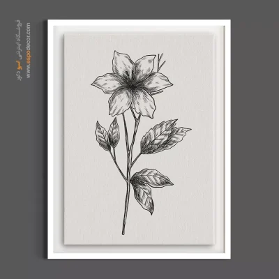 تابلو گل وحشی - لیلیوم وحشی – تابلو گل - اسپو دکور