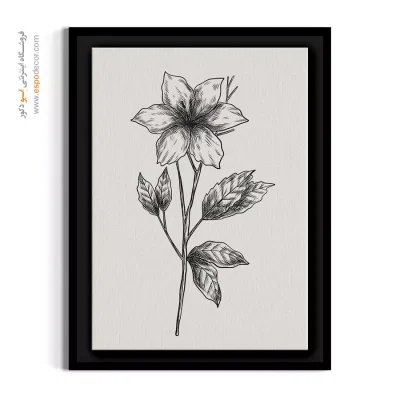 تابلو گل وحشی - لیلیوم وحشی – تابلو گل - اسپو دکور