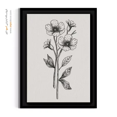 دکوراسیون سنتی - شمعدانی وحشی – تابلو گل - اسپو دکور