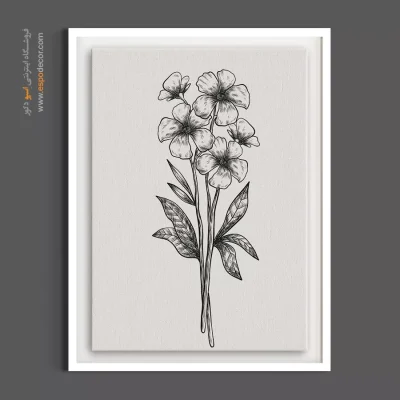 خرید تابلو نقاشی ظریف - فلوکس باغی – تابلو گل - اسپو دکور