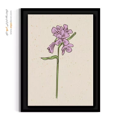 طرح گل‌گلی - فلوکس صورتی – تابلو گل - اسپو دکور