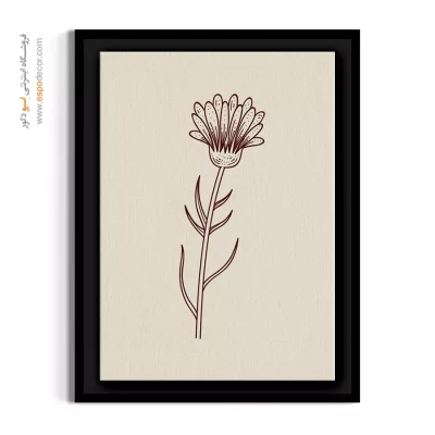 تابلو اداری - شاخه غنچه – تابلو گل - اسپو دکور