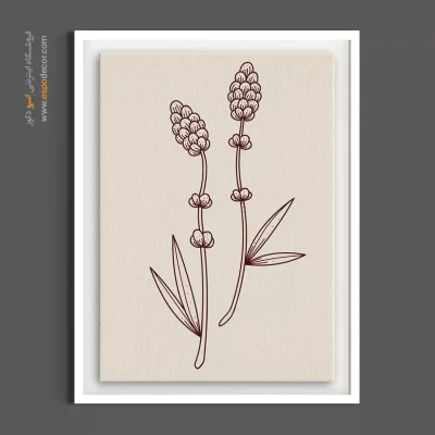 تابلو آشپزخانه گل - موگه – تابلو گل - اسپو دکور