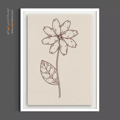 دکوراسیون بوهویی - ختمی درشت – تابلو گل - اسپو دکور