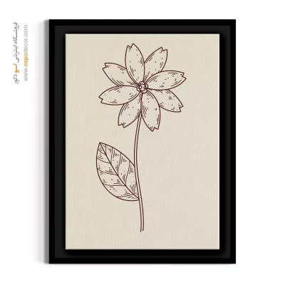 دکوراسیون بوهویی - ختمی درشت – تابلو گل - اسپو دکور