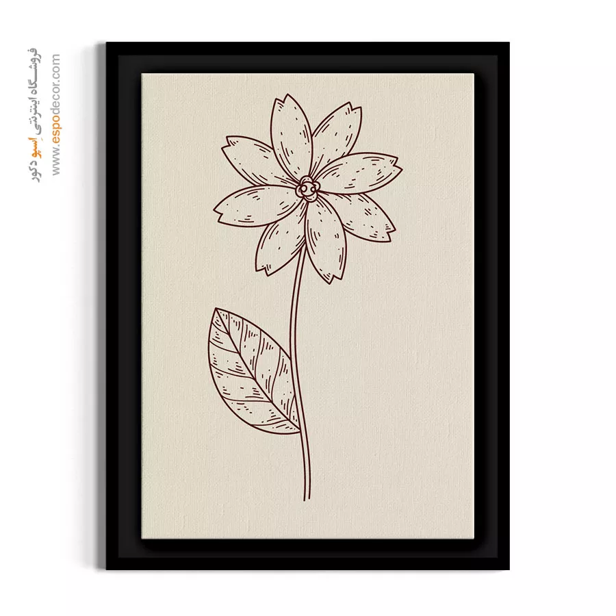 دکوراسیون بوهویی - ختمی درشت – تابلو گل - اسپو دکور