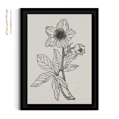 تابلو نقاشی ظریف - خوشه – تابلو گل - اسپو دکور
