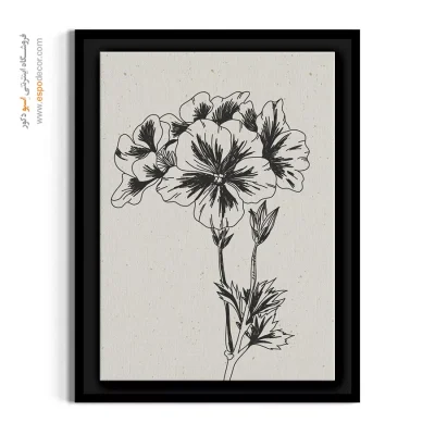 طرح گل ساده - ساده – تابلو گل - اسپو دکور