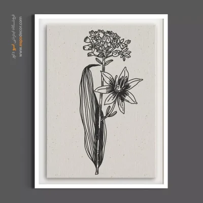 تابلو گل لیلیوم - لیلی وحشی – تابلو گل - اسپو دکور