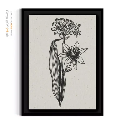 تابلو گل لیلیوم - لیلی وحشی – تابلو گل - اسپو دکور
