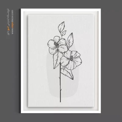 تابلو نقاشی لیلیوم - سوسن چلچراغی – تابلو گل - اسپو دکور