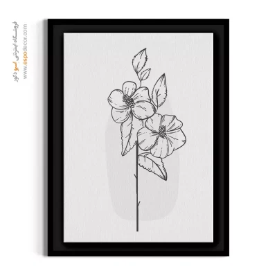 تابلو نقاشی لیلیوم - سوسن چلچراغی – تابلو گل - اسپو دکور