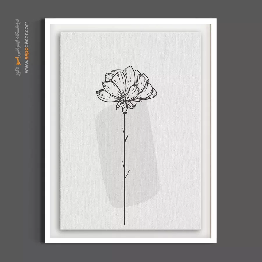 دکوراسیون ظریف - گل استکانی – تابلو گل - اسپو دکور