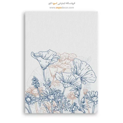 تابلو باغ وحشی بوهو - مرز گل‌ها – تابلو گل - اسپو دکور