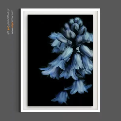 دکوراسیون لوکس - خوشه سنبل آبی تیره – تابلو گل - اسپو دکور